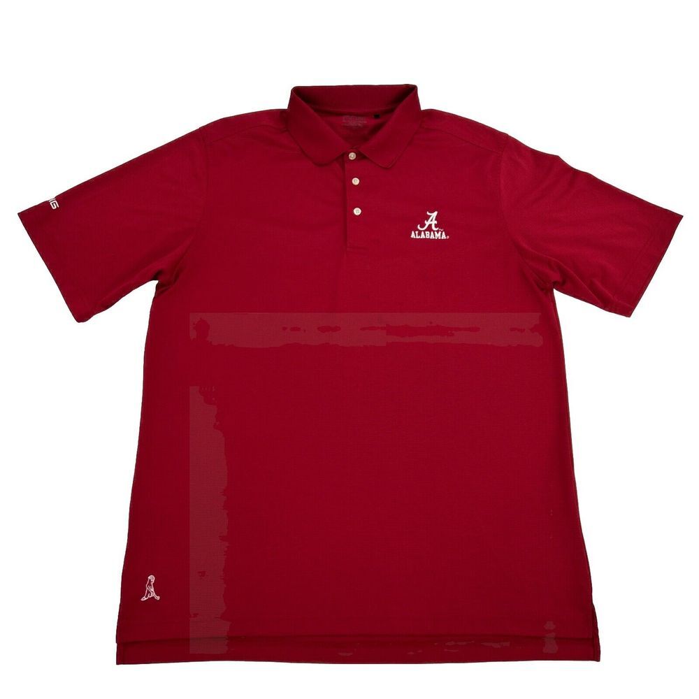 Alabama Crimson Tide Shirt Men's L Red Ping Short Sleeve‎ Polo Golf